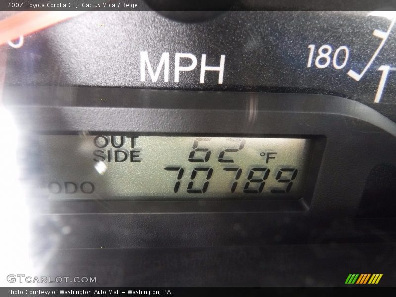 Cactus Mica / Beige 2007 Toyota Corolla CE