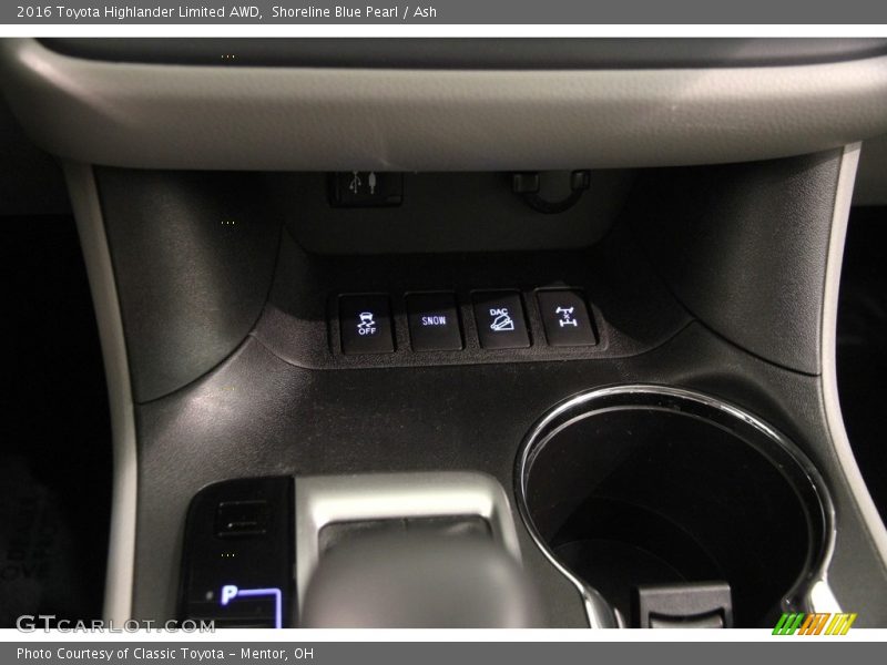 Shoreline Blue Pearl / Ash 2016 Toyota Highlander Limited AWD