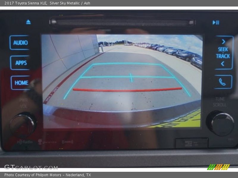 Silver Sky Metallic / Ash 2017 Toyota Sienna XLE