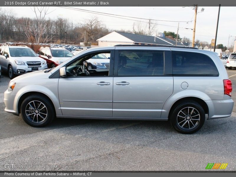 Billet Silver Metallic / Black 2016 Dodge Grand Caravan R/T