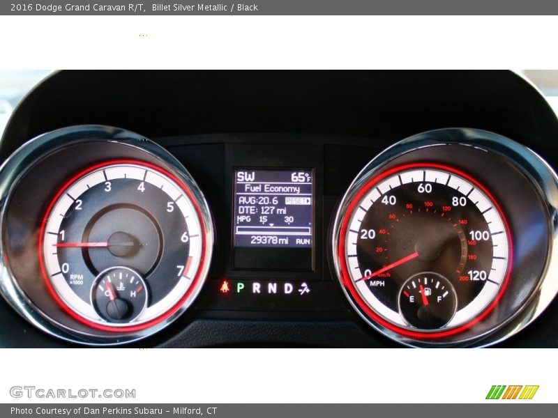 Billet Silver Metallic / Black 2016 Dodge Grand Caravan R/T