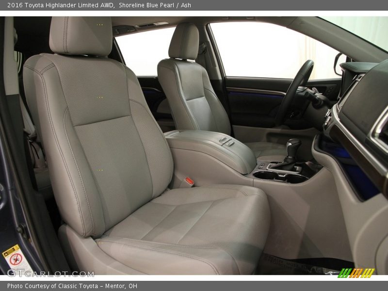 Shoreline Blue Pearl / Ash 2016 Toyota Highlander Limited AWD
