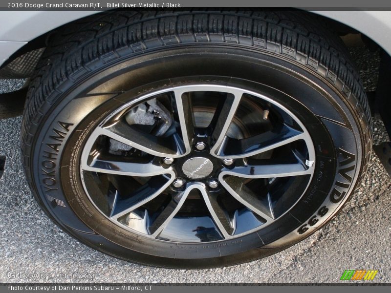 Billet Silver Metallic / Black 2016 Dodge Grand Caravan R/T