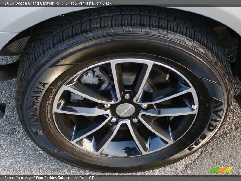 Billet Silver Metallic / Black 2016 Dodge Grand Caravan R/T