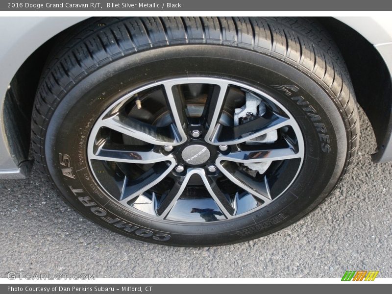 Billet Silver Metallic / Black 2016 Dodge Grand Caravan R/T