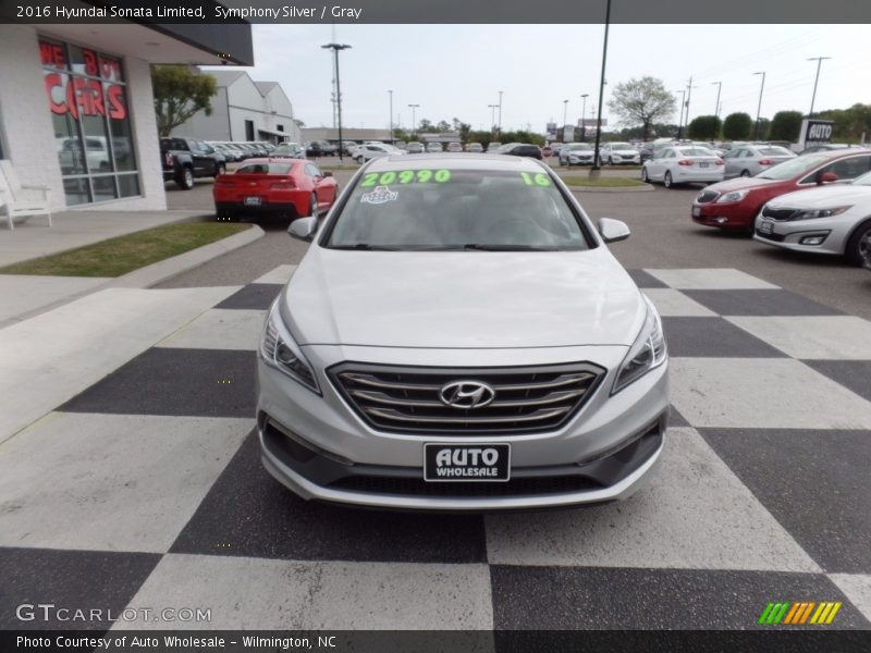 Symphony Silver / Gray 2016 Hyundai Sonata Limited