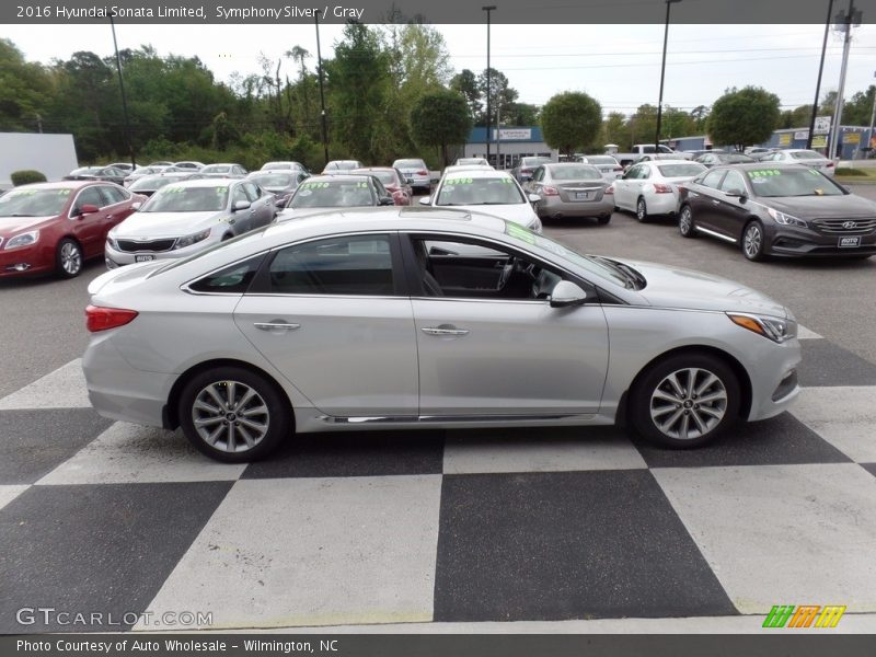 Symphony Silver / Gray 2016 Hyundai Sonata Limited