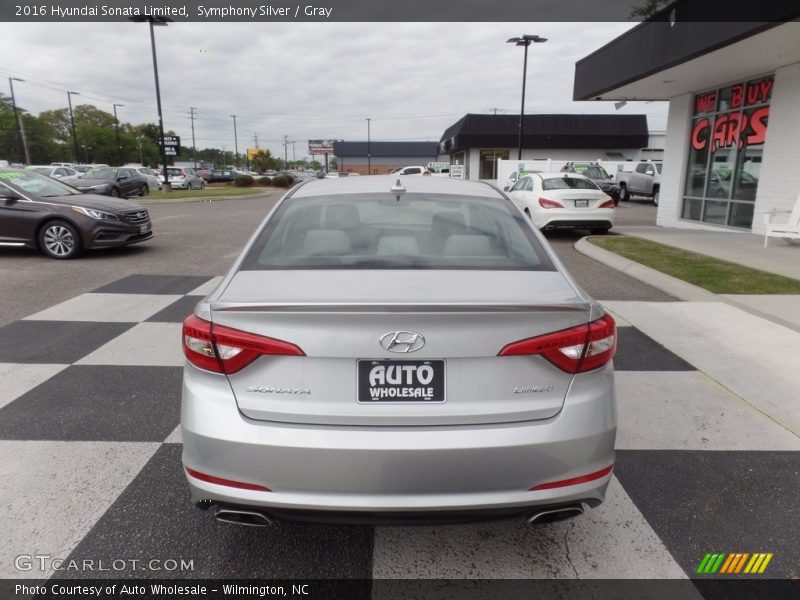 Symphony Silver / Gray 2016 Hyundai Sonata Limited