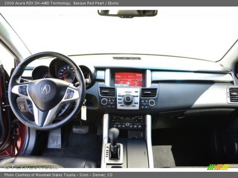Basque Red Pearl / Ebony 2009 Acura RDX SH-AWD Technology