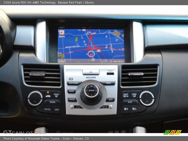 Basque Red Pearl / Ebony 2009 Acura RDX SH-AWD Technology