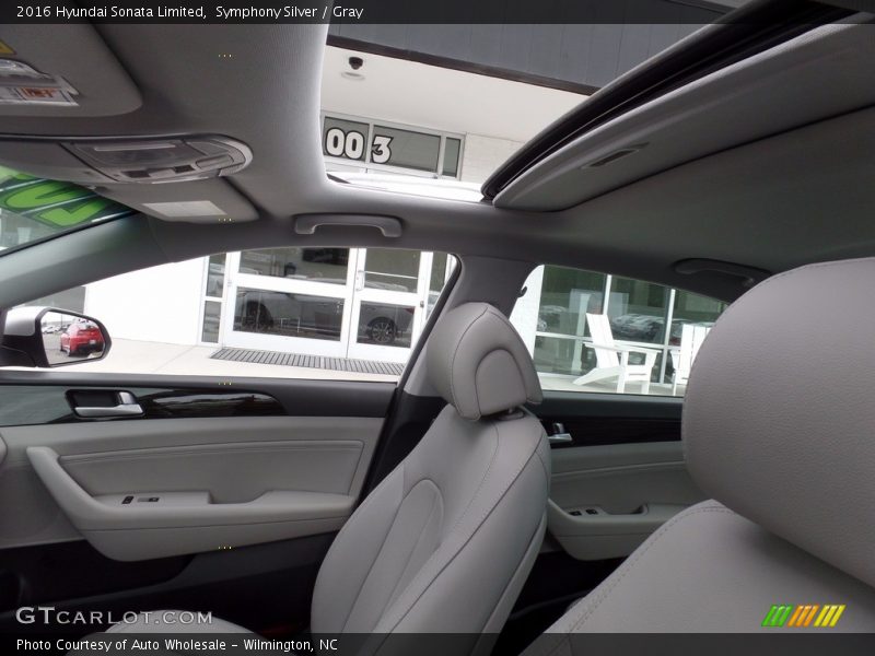 Symphony Silver / Gray 2016 Hyundai Sonata Limited