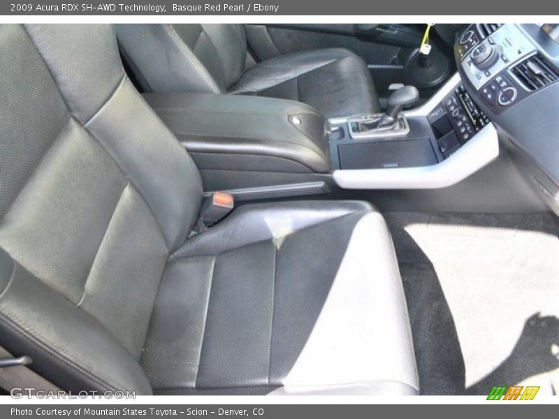 Basque Red Pearl / Ebony 2009 Acura RDX SH-AWD Technology