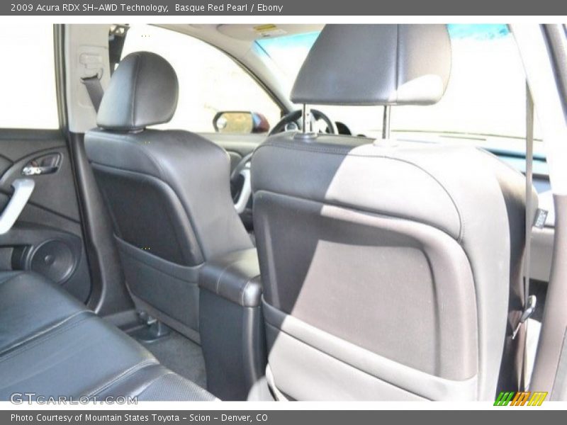 Basque Red Pearl / Ebony 2009 Acura RDX SH-AWD Technology