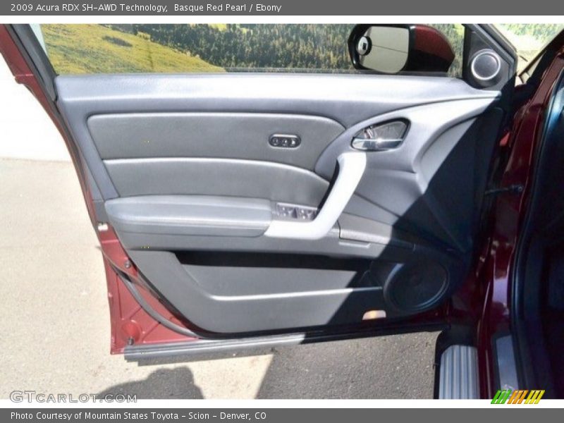 Basque Red Pearl / Ebony 2009 Acura RDX SH-AWD Technology