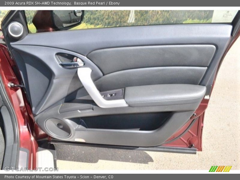 Basque Red Pearl / Ebony 2009 Acura RDX SH-AWD Technology