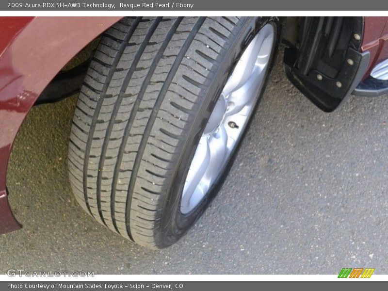 Basque Red Pearl / Ebony 2009 Acura RDX SH-AWD Technology