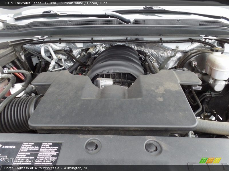 Summit White / Cocoa/Dune 2015 Chevrolet Tahoe LTZ 4WD