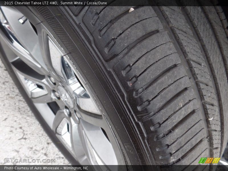 Summit White / Cocoa/Dune 2015 Chevrolet Tahoe LTZ 4WD