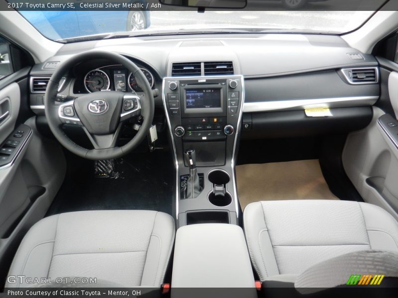 Celestial Silver Metallic / Ash 2017 Toyota Camry SE