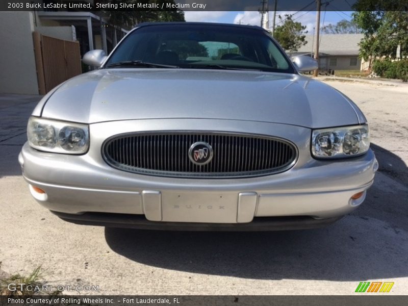 Sterling Silver Metallic / Medium Gray 2003 Buick LeSabre Limited