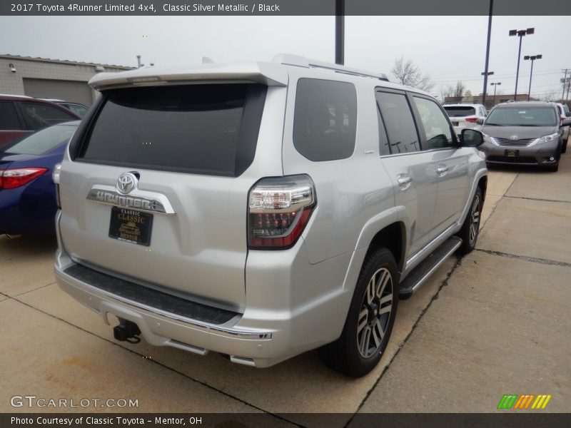 Classic Silver Metallic / Black 2017 Toyota 4Runner Limited 4x4