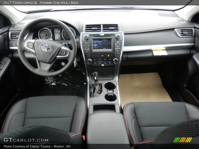 Predawn Gray Mica / Black 2017 Toyota Camry SE
