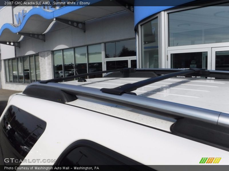 Summit White / Ebony 2007 GMC Acadia SLE AWD
