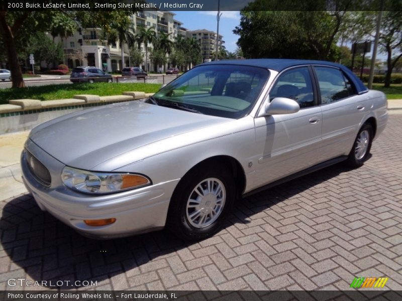 Sterling Silver Metallic / Medium Gray 2003 Buick LeSabre Limited