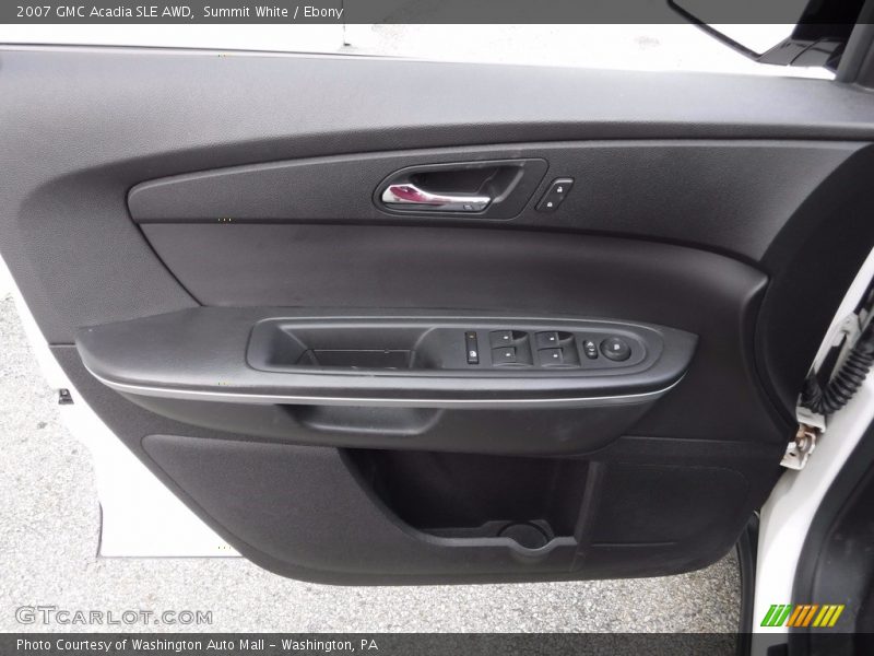 Summit White / Ebony 2007 GMC Acadia SLE AWD