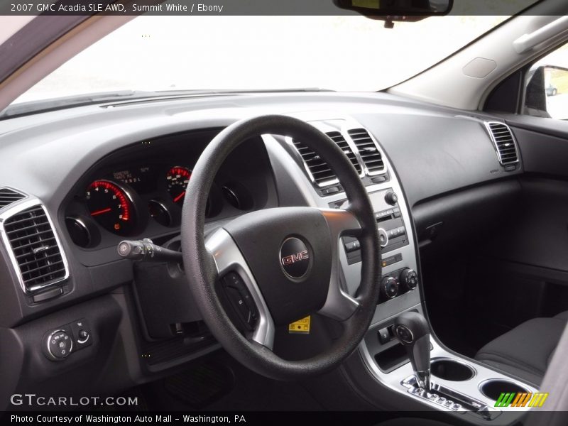 Summit White / Ebony 2007 GMC Acadia SLE AWD