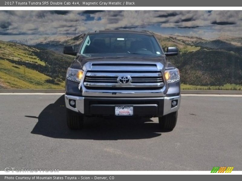 Magnetic Gray Metallic / Black 2017 Toyota Tundra SR5 Double Cab 4x4