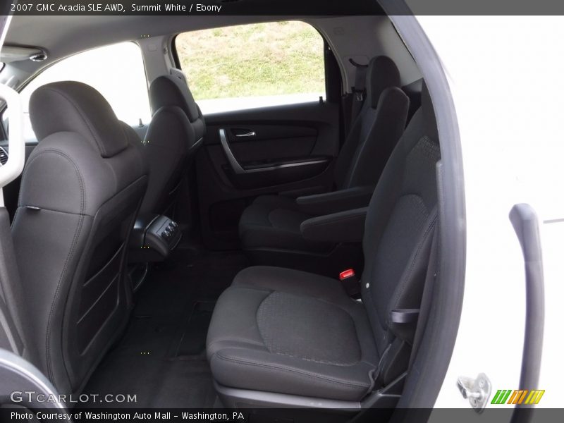 Summit White / Ebony 2007 GMC Acadia SLE AWD