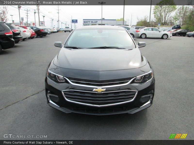 Mosaic Black Metallic / Jet Black 2016 Chevrolet Malibu LT