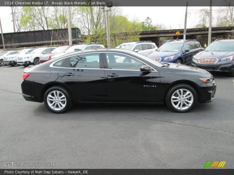 Mosaic Black Metallic / Jet Black 2016 Chevrolet Malibu LT