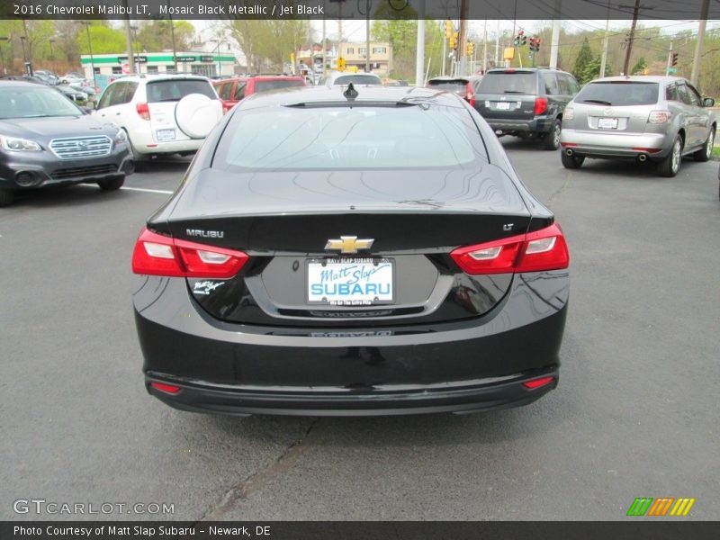 Mosaic Black Metallic / Jet Black 2016 Chevrolet Malibu LT