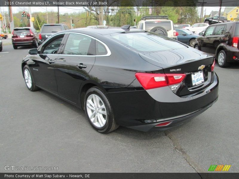 Mosaic Black Metallic / Jet Black 2016 Chevrolet Malibu LT