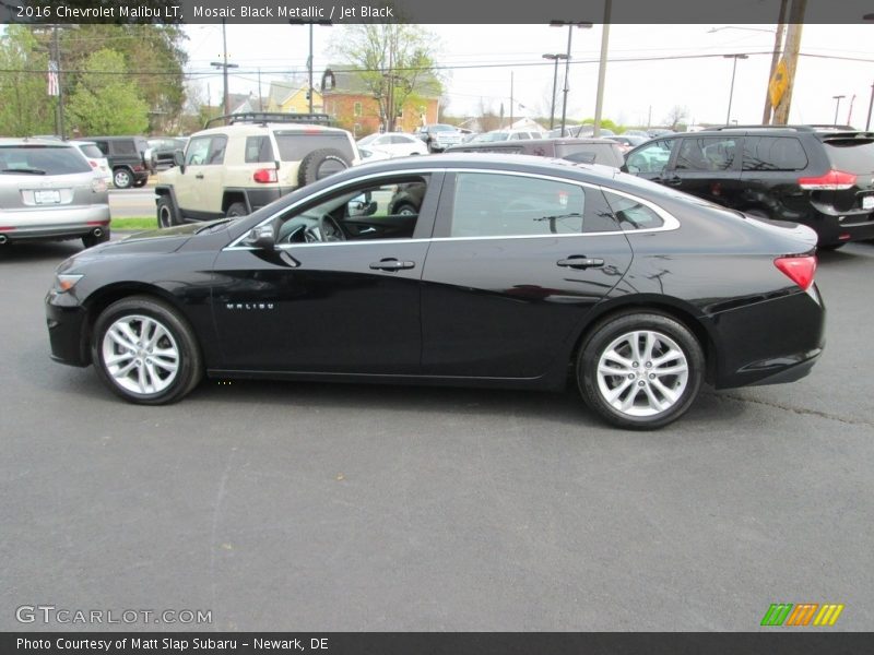 Mosaic Black Metallic / Jet Black 2016 Chevrolet Malibu LT