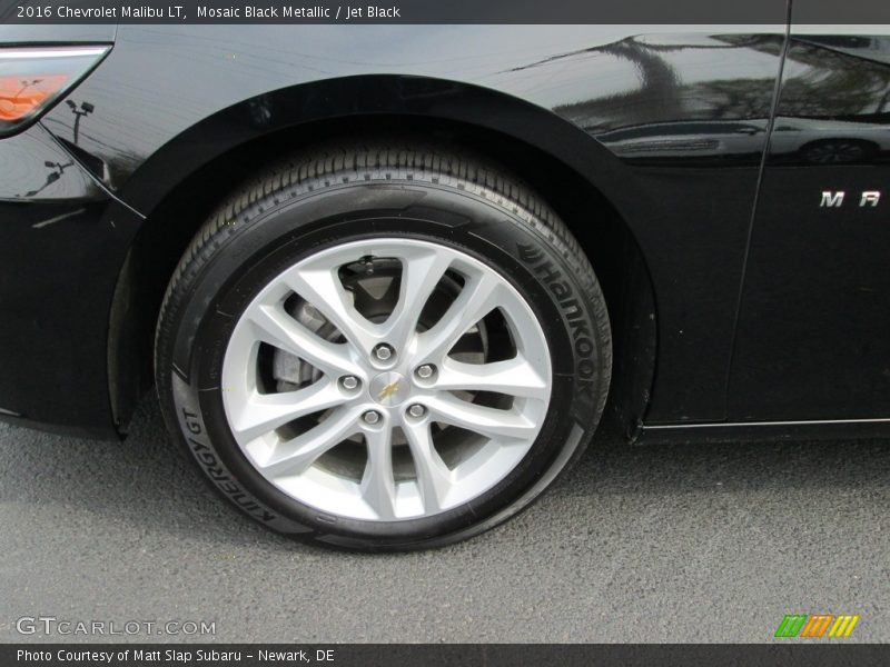 Mosaic Black Metallic / Jet Black 2016 Chevrolet Malibu LT