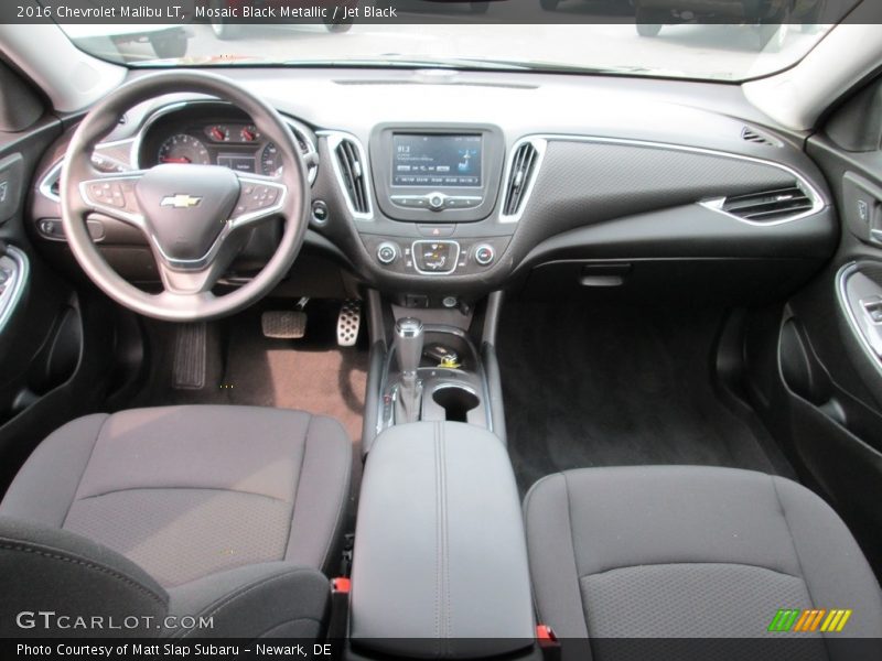Mosaic Black Metallic / Jet Black 2016 Chevrolet Malibu LT