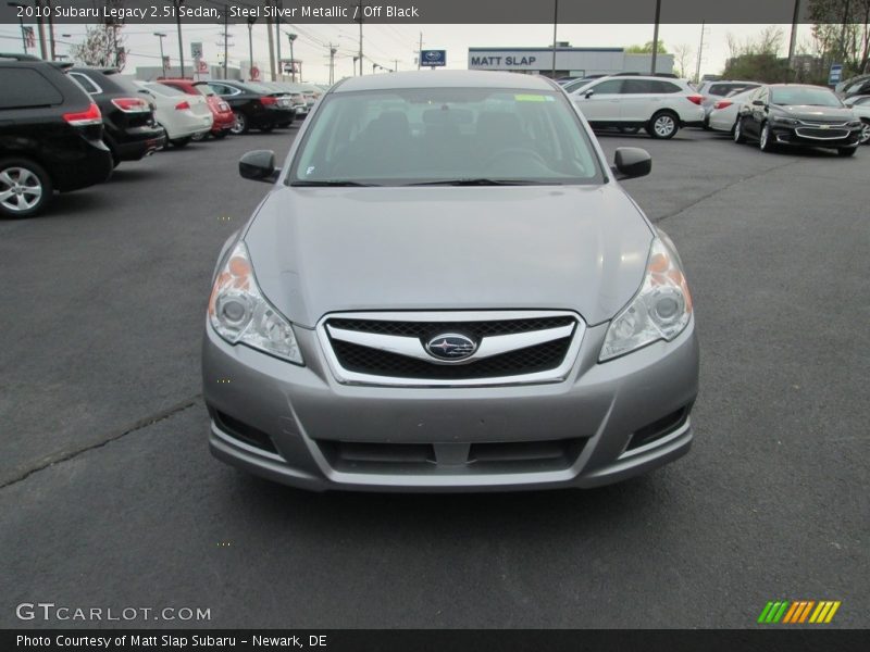 Steel Silver Metallic / Off Black 2010 Subaru Legacy 2.5i Sedan