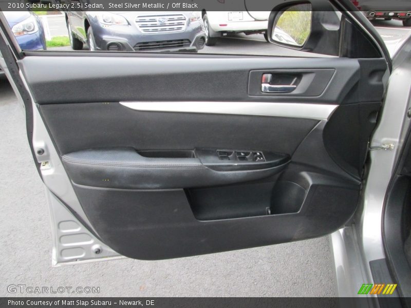 Steel Silver Metallic / Off Black 2010 Subaru Legacy 2.5i Sedan