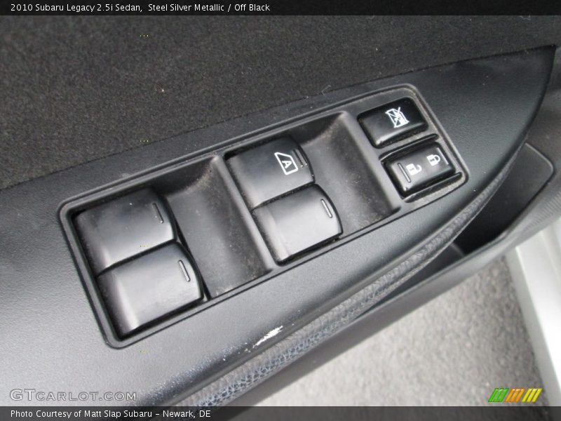 Steel Silver Metallic / Off Black 2010 Subaru Legacy 2.5i Sedan