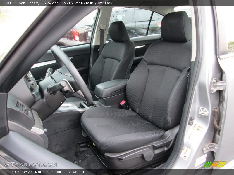 Steel Silver Metallic / Off Black 2010 Subaru Legacy 2.5i Sedan