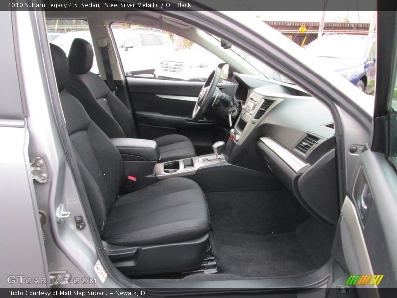 Steel Silver Metallic / Off Black 2010 Subaru Legacy 2.5i Sedan
