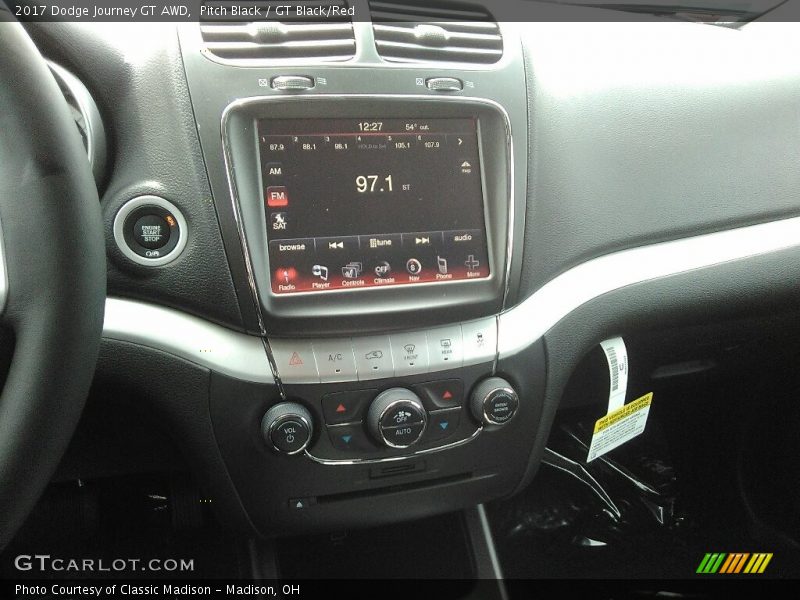 Pitch Black / GT Black/Red 2017 Dodge Journey GT AWD