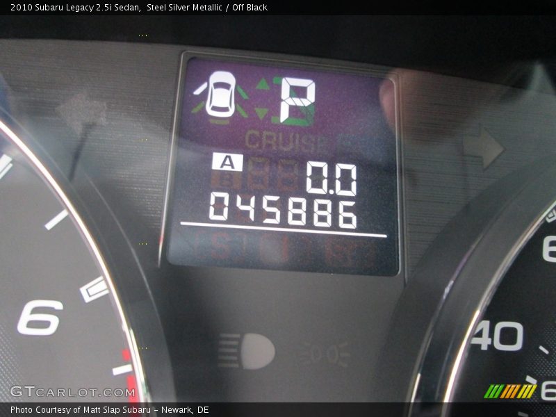 Steel Silver Metallic / Off Black 2010 Subaru Legacy 2.5i Sedan