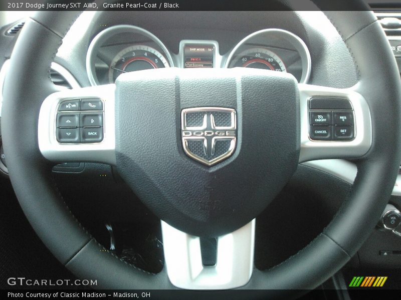 Granite Pearl-Coat / Black 2017 Dodge Journey SXT AWD