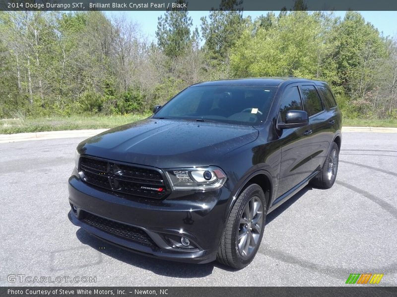 Brilliant Black Crystal Pearl / Black 2014 Dodge Durango SXT
