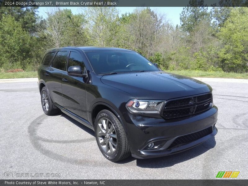 Brilliant Black Crystal Pearl / Black 2014 Dodge Durango SXT