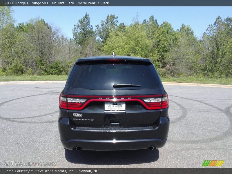 Brilliant Black Crystal Pearl / Black 2014 Dodge Durango SXT